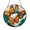 Stained Glass 5.9 Inch, variant on Round butterfly window suncatcher, vibrant insect decor for home
