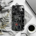 thumbnail image 6 of Dark Skeleton & Lightning Heartbeat Dual Layer Phone Case for iPhone 16 15 14 13 12 11 Pro Plus Mini, Halloween Phone Cover – Gothic Moody Aesthetic Gift Cover, 6 of 6