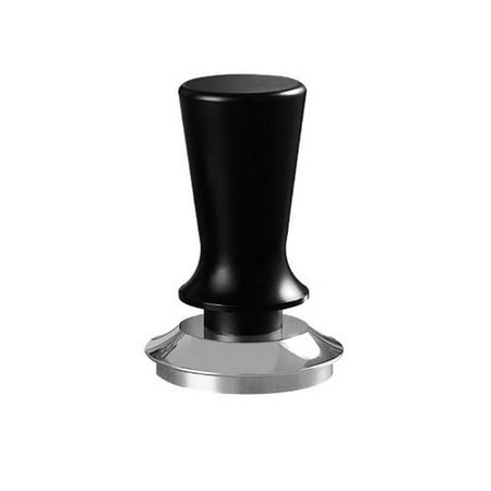 

Coffee Tool Flat Base Hand Tamper Pressure Tamper Calibrated Espresso Tamper 51/58mm with Calibrated Spring Loaded Coffee Tamper BLACK 51MM