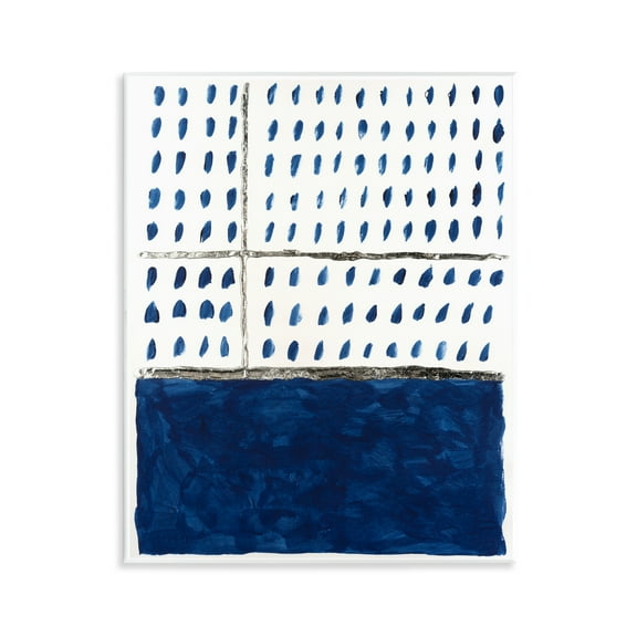 Stupell Industries Modern Dot Pattern Abstract Painting Unframed Art Print Wall Art, 11 x 14