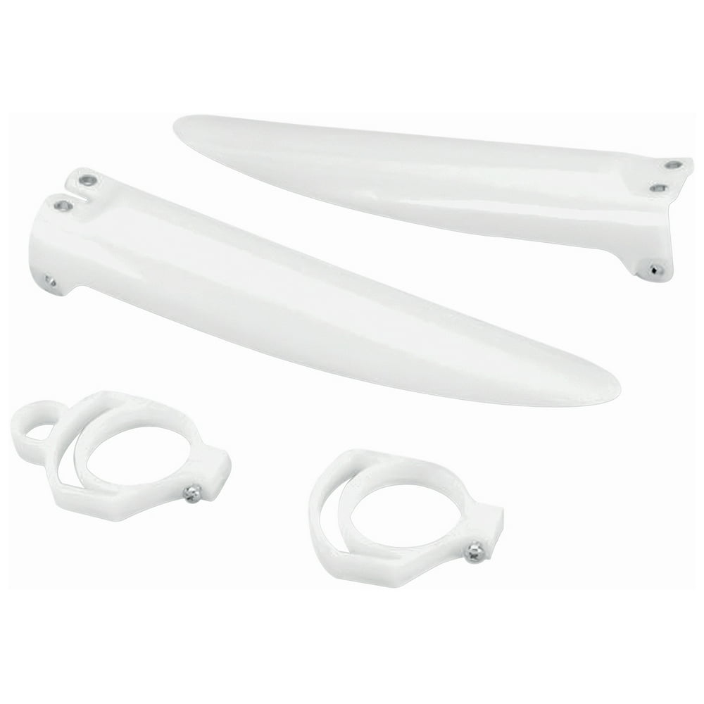 UFO Plastic Fork Tube Protectors White (KA03711280)