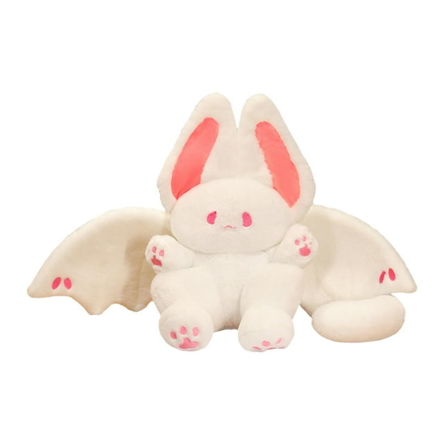 Conejito de peluche volador, regalo de cumpleaños para niños, almohada suave Rosa