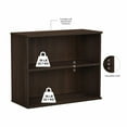 thumbnail image 5 of Hybrid Small 2 Shelf Bookcase in Black Walnut - Engineered Wood, 5 of 7