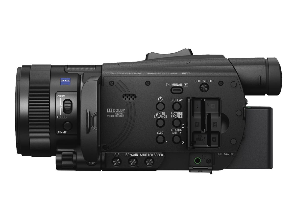 Sony FDR-AX700/B 4K HDR Videography Camcorder for Content Creators with  1-inch CMOS Sensor - Walmart.com