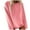 Pink, variant on Women Summer Tops Women Tops O Neck Daily Fashion Sweatshirt Womens Shirts Long Sleeve Loose Fit Ladies Summer Tunic Tunic plus Size Soft Tech Tee Sequined Teen Girls Trendy Athletic Pink M