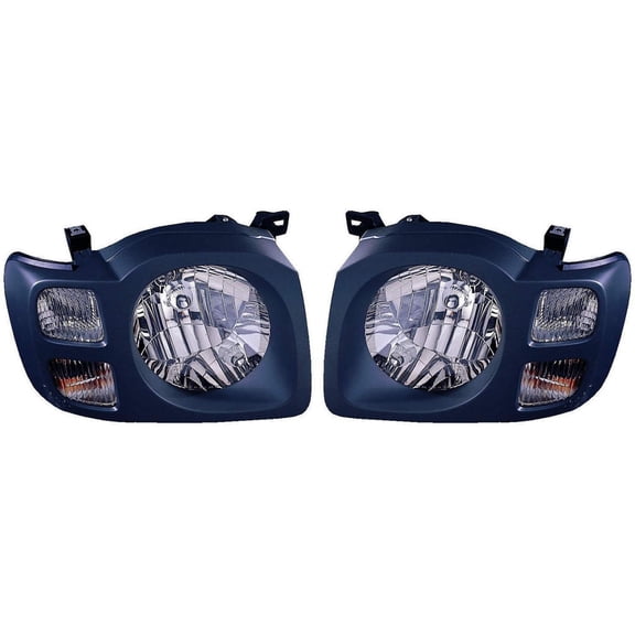 For Nissan Xterra 2002-2004 Headlight Assembly XE Model Pair Driver and Passenger Side DOT Certified NI2502147   NI2503147
