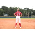 thumbnail image 2 of Pantalón de softball Mizuno Prospect para mujer, blanco, talla XS, 2 of 5