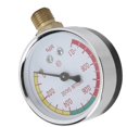 thumbnail image 2 of Digital Brass Vacuum Gauge for Milking Machine, 2 External Threads Pressure Meter -0.1~0MPa Pump Accessory, 2 of 5