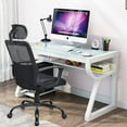 thumbnail image 3 of Giantex Ergonomic Home Office Chair, High Back Desk Chairs w/Adjustable Headrest, Breathable Mesh Soft Computer Chair for Gaming, 3 of 8