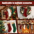 thumbnail image 5 of Dalrosia Christmas Stockings 18 Inches Large Size Cable Knitted Stocking Gift and Decorations for Holiday Family Xmas Party, 5 of 5