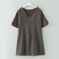 thumbnail image 2 of Ketyyh-chn99 Summer Outfits for Girls Clothes for Teen Girls Toddlers' Short Sleeve T-Shirts Summer Kids Tee Tops Brown,8-9 Years, 2 of 5