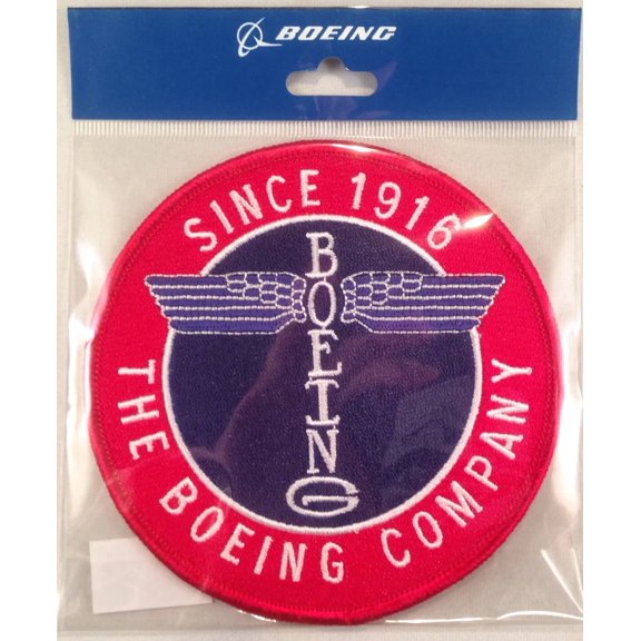 Early Boeing Logo 4" Embroidered Patch PAT-0139
