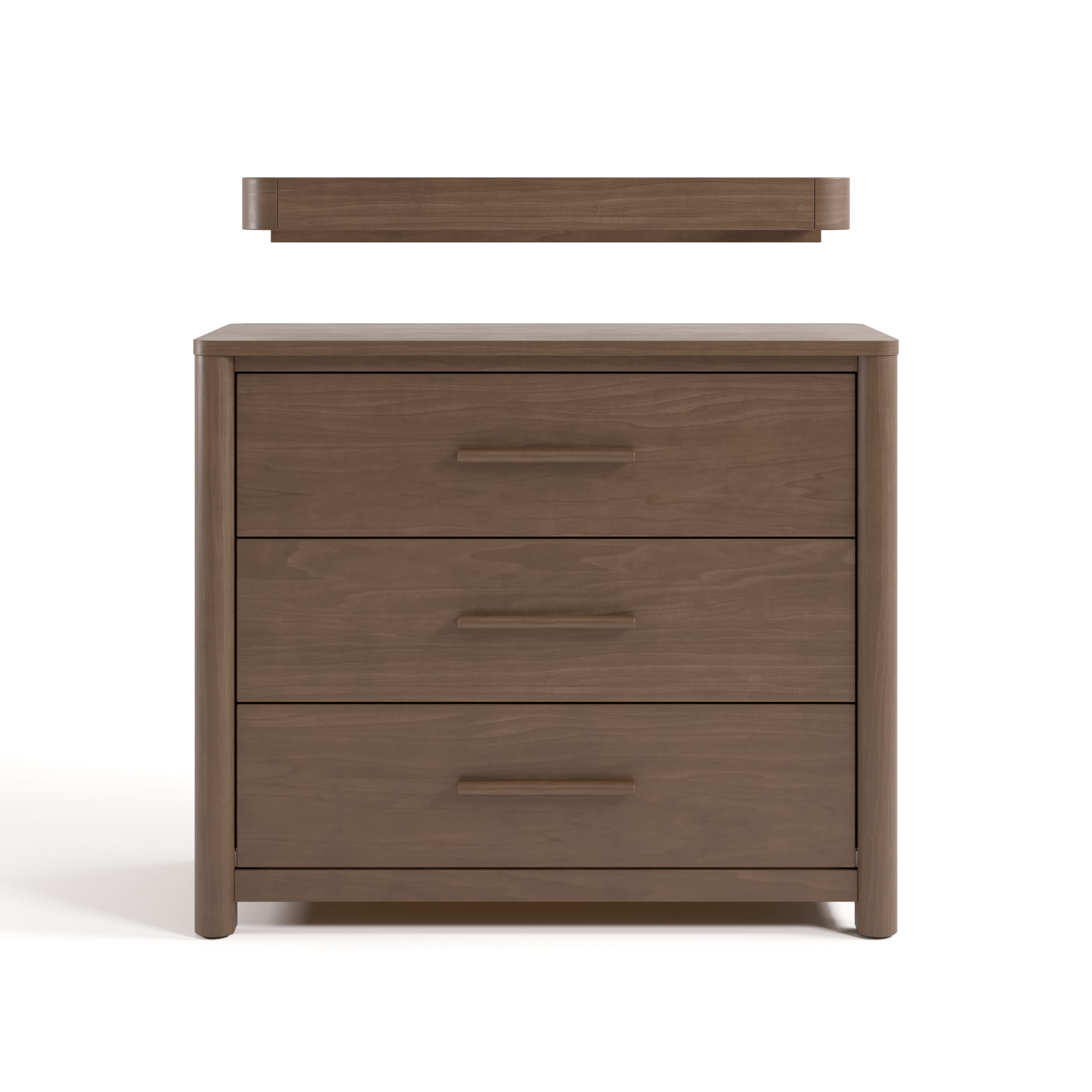 Art of Nursery by Storkcraft Malta 3 Drawer Chest with Removable Changing Topper - Hazelnut