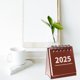 thumbnail image 4 of 2025 Mini Small Desk Calendar Unprinted Wind Calendar Punch Card Countdown Planner Desktop Small Ornaments, 4 of 5