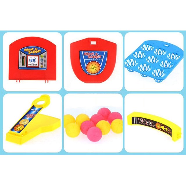 Desktop Ejection Basketball Mini Football Hockey Golf Shooting Finger Game