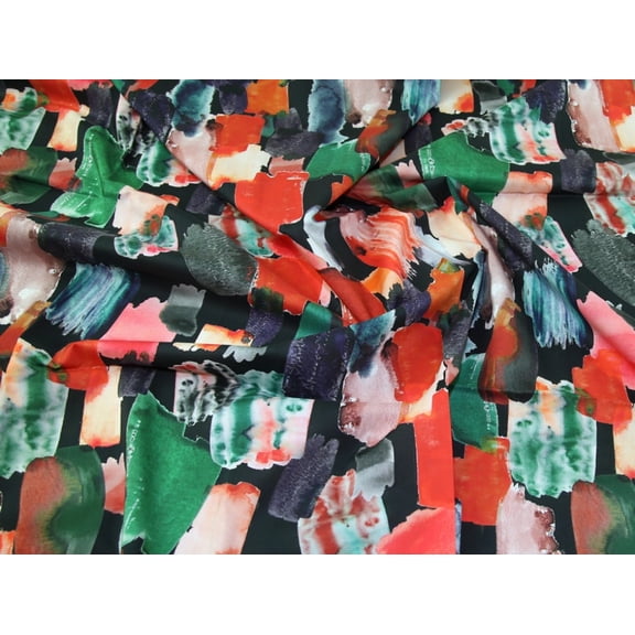 Lady McElroy Cotton Lawn Dress Fabric Scarlet - per yard