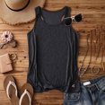 thumbnail image 5 of Women's Sleeveless V-Neck Solid Blouse Casual Summer Tank Top, 5 of 5