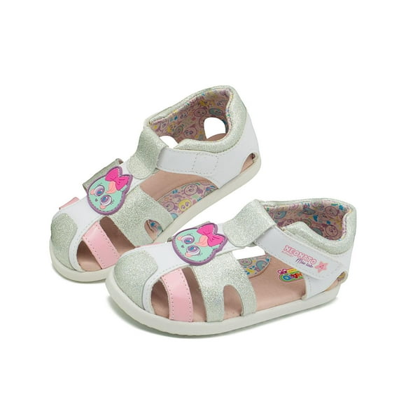 Sandalia Distroller Neonato para Niña Elegante Plata 13-17