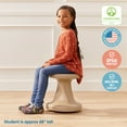 thumbnail image 6 of ECR4Kids Twist Active Wobble Stool, 14in Seat Height, Classroom Furniture, Sand, 6 of 9