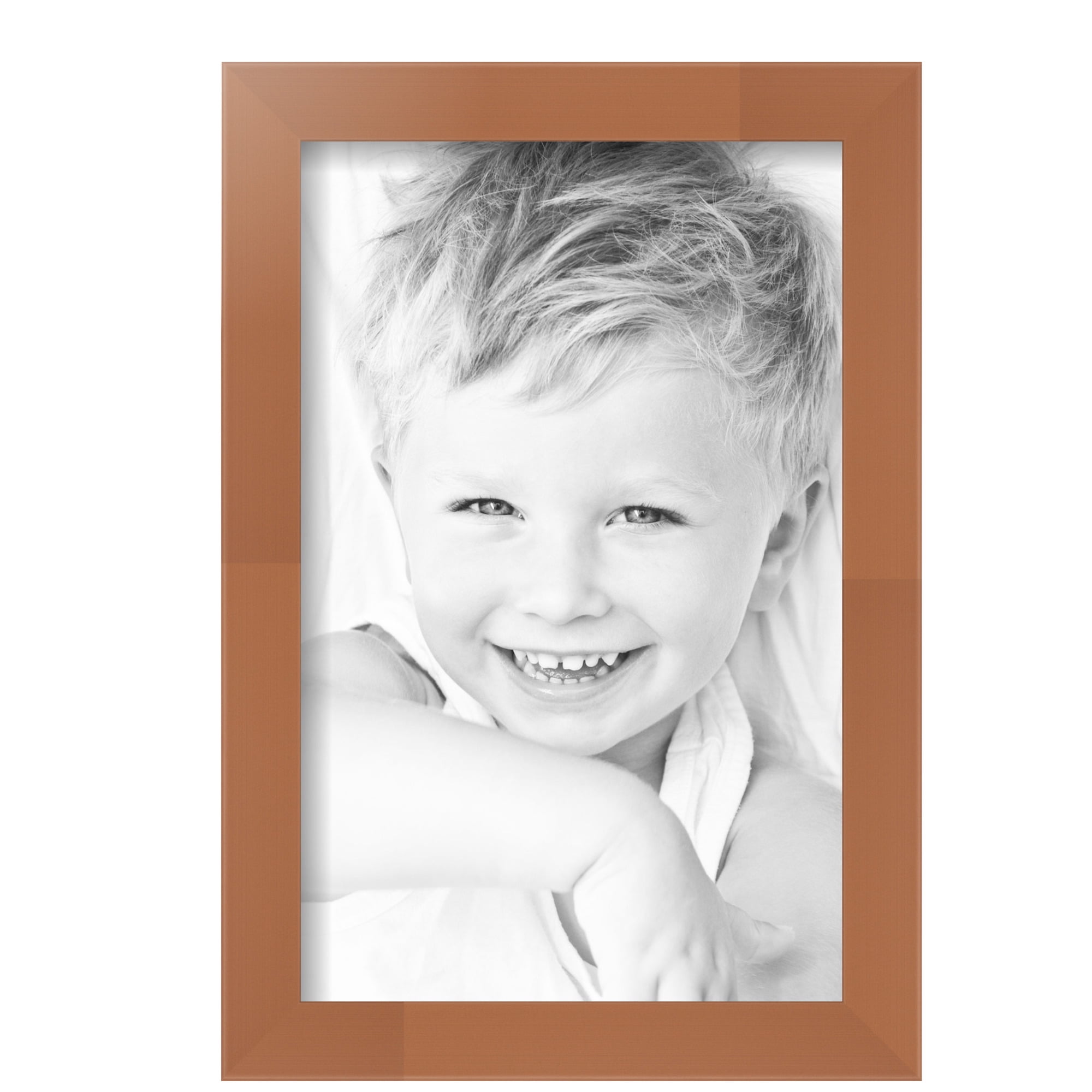 ArtToFrames 8" x 14" Burnt Umber Picture Frame, 8.5x14 inch Red MDF Poster Frame (WOM-5362),  Pack