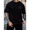 thumbnail image 1 of Men's Casual Short Sleeve T-Shirt - Relaxed Fit Slimming Tee with Camping Graphic Print, "Let's Go Camping" & Bear Design, Breathable All-Season Outdoor & Casual Attire, Camping Acc, 1 of 6