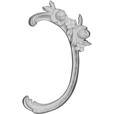 4 3/8"W x 7 7/8"H x 7/8"P Cornelia Onlay, Right