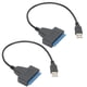 thumbnail image 4 of Cable SATA US Tofor, 2 uds., carcasa larga portátil USB 2,0 US para Cable de interfaz SATA para Cable SATA, acabado de lujo, 4 of 9