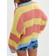 thumbnail image 4 of Suéteres Vintage para Mujer, Cuello Redondo, Larga, Estilo Preppy, de Punto, de Gran Tamaño Amarillo S, 4 of 7