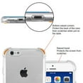 thumbnail image 6 of Apple iPhone 6 / 6S Phone Case Clear Shockproof Hybrid Bumper Gummy Rubber Silicone Gel Shock Absorption Cover Highly Transparent Clear Phone Case Cover for Apple iPhone 6S, iPhone 6, 6 of 6