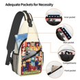 thumbnail image 4 of Gravity Falls Sling Backpack Travel Hiking Chest Bag Daypack Multipurpose Crossbody Shoulder Bag, 4 of 9