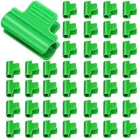 40/50PCS Greenhouse Clamps Plastic Cover Netting Tunnel Film Hoop Clips Garden for Fixing Tomatoes, Vegetables, Cucumbers -40pcs 20mm