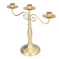 thumbnail image 4 of Candlestick Stand, Decorative Candle Holders Iron European Style Gold Simple  For Christmas For Party, 4 of 8