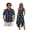 Palm Tree, variant on Whosucclay Green Palm Leaves Print Couple Hawaiian Matching Outfits Men's Button Down Shirt Womens Summer Dress Sleeveless Midi Dresses Family Matching Hawaii Outfits Sets for Husband and Wife, S
