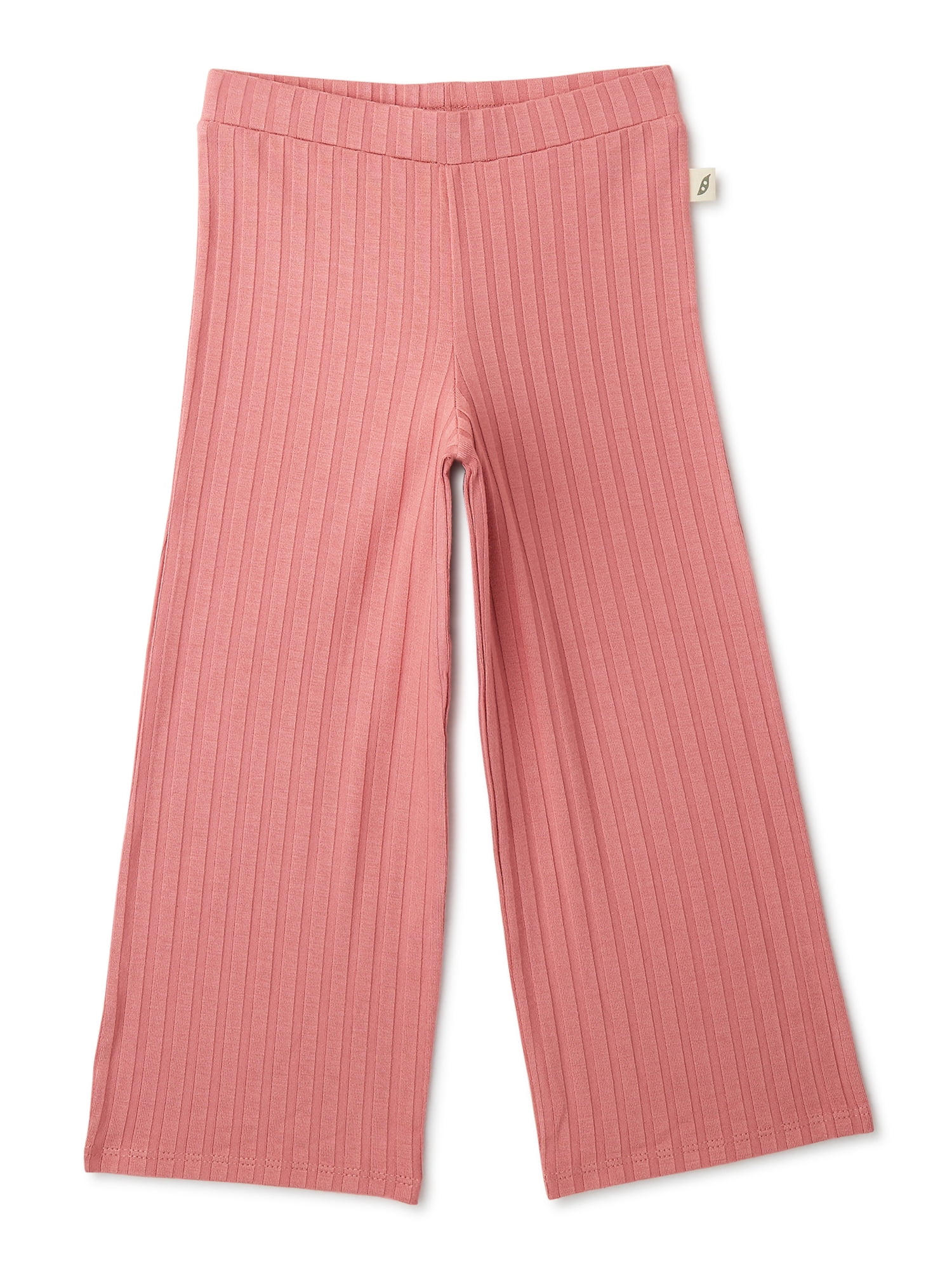 easy-peasy Baby and Toddler Girl Ribbed Pant, Sizes 12 Months-5T
