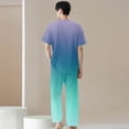 thumbnail image 3 of HAJWOH Scrubs for Men Set S Stretchy Nursing Uniform Short Sleeve V-Neck Scrub & Jogger Pant Solid Color Scrub Suit with Multi Pockets Dark Green S, 3 of 5