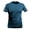 Blue, variant on Men's Ice Silk Quick-Drying Moisture-Absorbing Breathable Sports Perspiration Fitness Trend Round Neck Short-Sleeved T-Shirt