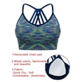 thumbnail image 7 of FUTATA 1-3 Pack Sports Bras For Women Longline Padded Bras Criss-Cross Back Yoga Bras Medium Support Impact Workout Running Bras Crop Tops, 7 of 7