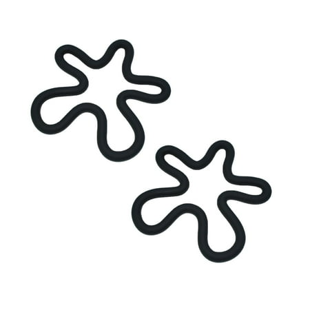 

Office Coaster Silicone Trivet Mat Table Mat Multipurpose Hot Pot Holder Non Slip Cups For Drinks Dining Table Apartment Black
