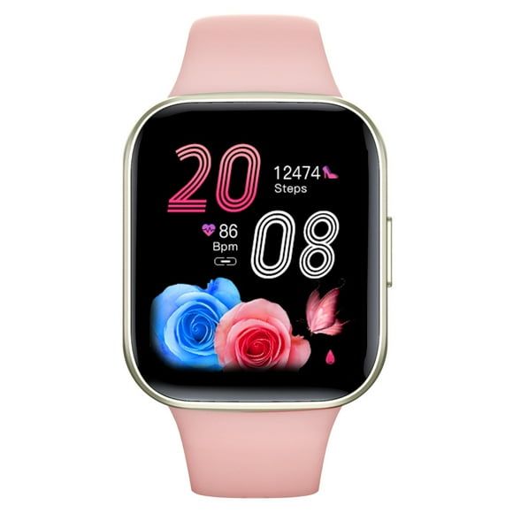 TOPRenddon Smart Watch for Men Women Compatible with iPhone Samsung Android Phone 1.83“ Full Touch Screen Watch IP68 Waterproof Bluetooh Fitness Tracker Smart Watch with Heart Rate/Sleep Monitor