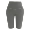 thumbnail image 4 of Linfrsh Shorts for Women Trendy High Waisted Casual Summer Shorts Athletic Shorts with Pockets Grey,2XL, 4 of 4