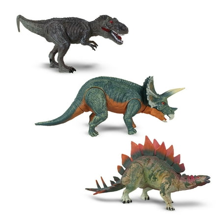 NKOK WowWorld Medium Poseable Dinosaurs 3-pack