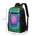 thumbnail image 3 of Color Logo Tool Band Backpack Shoulders Daypack Student School Bag Satchel Bookbag Outdoor Casual Laptop Rucksack Knapsack 17 inch, 3 of 6
