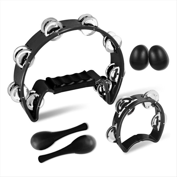 Juego de Instrumentos de Percusión Musical, Percusión de Mano, Pandereta y de Huevos, Martillo de para Fiesta, KTV