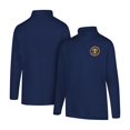 thumbnail image 2 of Ultra Game Men's Standard Quarter Zip Pullover Long Sleeve Tee, Navy, Small, 2 of 4