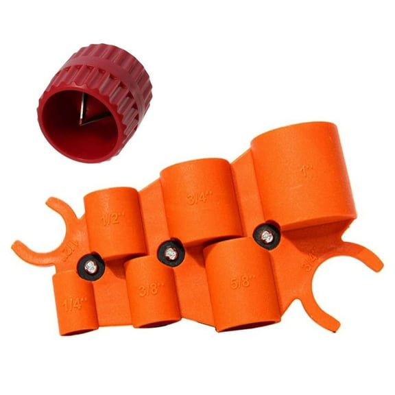 Portable Pipe Deburring Tool Set Plumbing Tool Set for Quick and Accurate Pipe Preparation in Construction and Repair