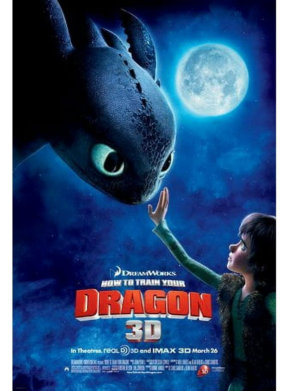 How to Train your Dragon Movie Poster 12x16 Print on Metal Sign 12in x 16in Square Adults Z Posters