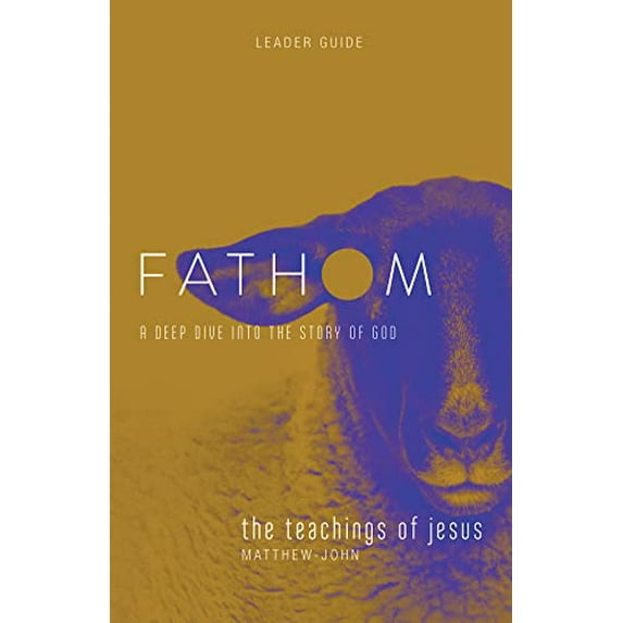 Pre-Owned Fathom Bible Studies: The Teachings of Jesus Leader Guide (the Gospels, Matthew-John): A Deep Dive Into the Story of God (Paperback) 1501837656 9781501837654