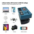 thumbnail image 4 of Intelligent lithium Battery Inverter 18-21V Dual USB Interface DC5V Power Supply 220V/Type-C Fit De*walt 20v battery, 4 of 8