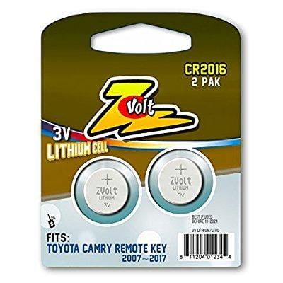 Keyless Remote Battery X2 For 2007 2017 Toyota Camry Cr2016 Keyless Remote Battery X2 For 2007 2017 Toyota Camry Cr2016