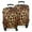 Orange and Brown, variant on Orange and Brown Leopard Pattern Luggage Cover Fashion Suitcase Cover Baggage Covers Fit 25-28 Inch Luggage (Go Travel)